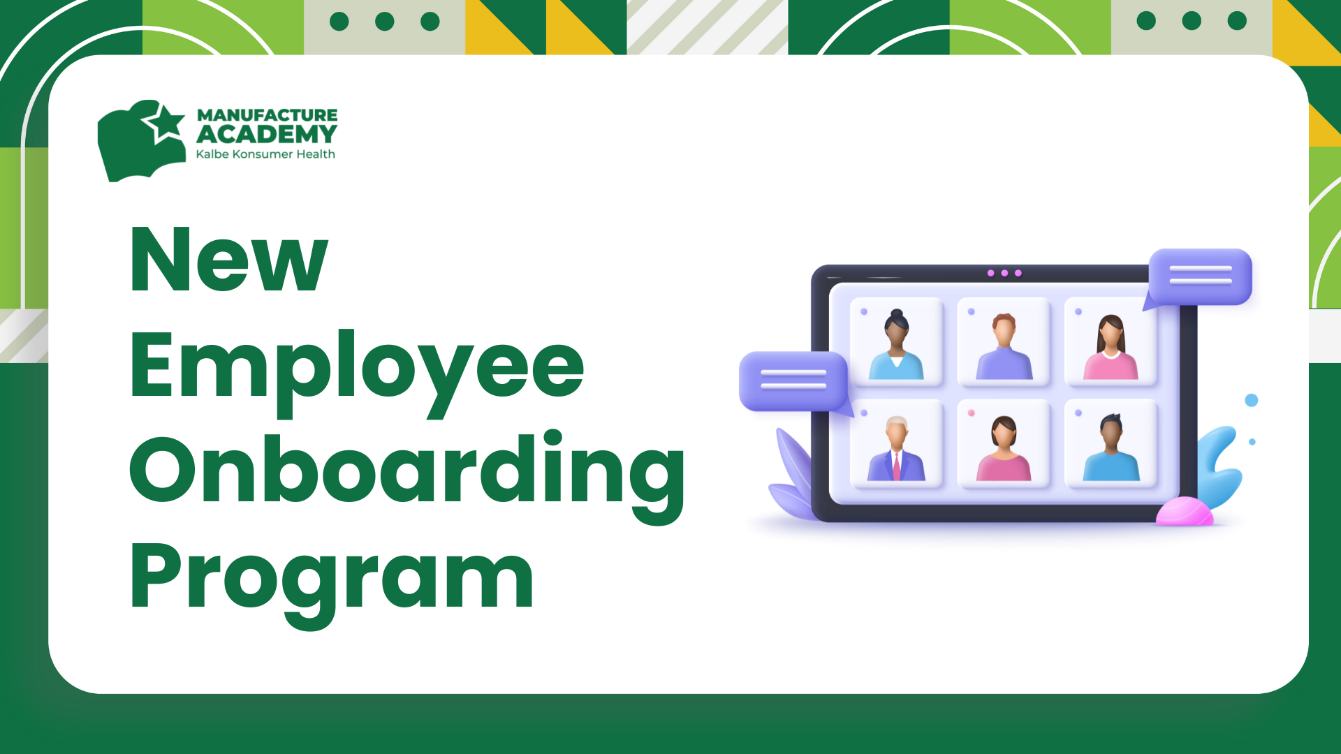 New Employee Onboarding Program (Manufacture)