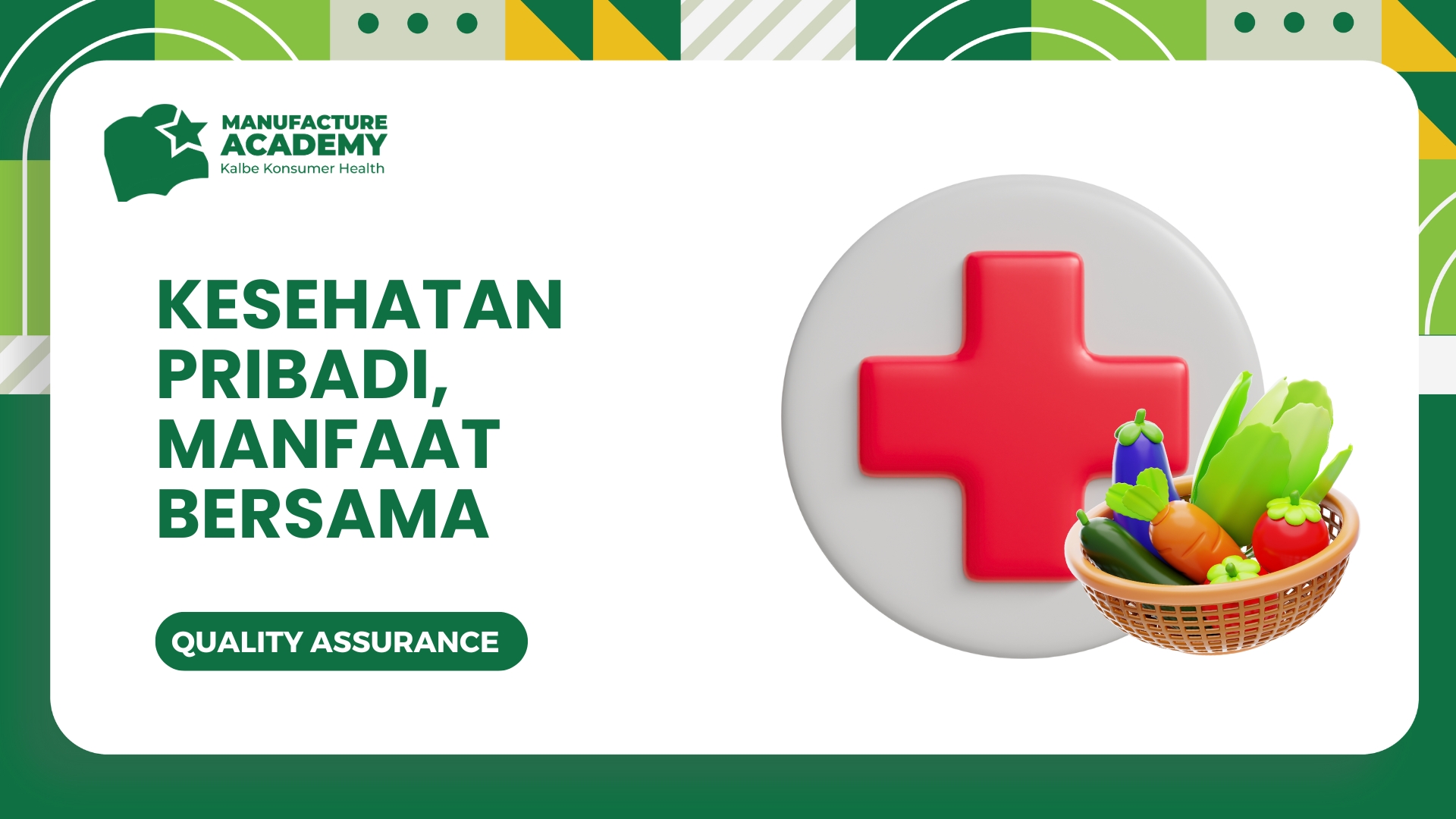 Kesehatan Pribadi, Manfaat Bersama